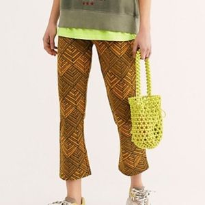 Free People Clean Crop Flare Pants